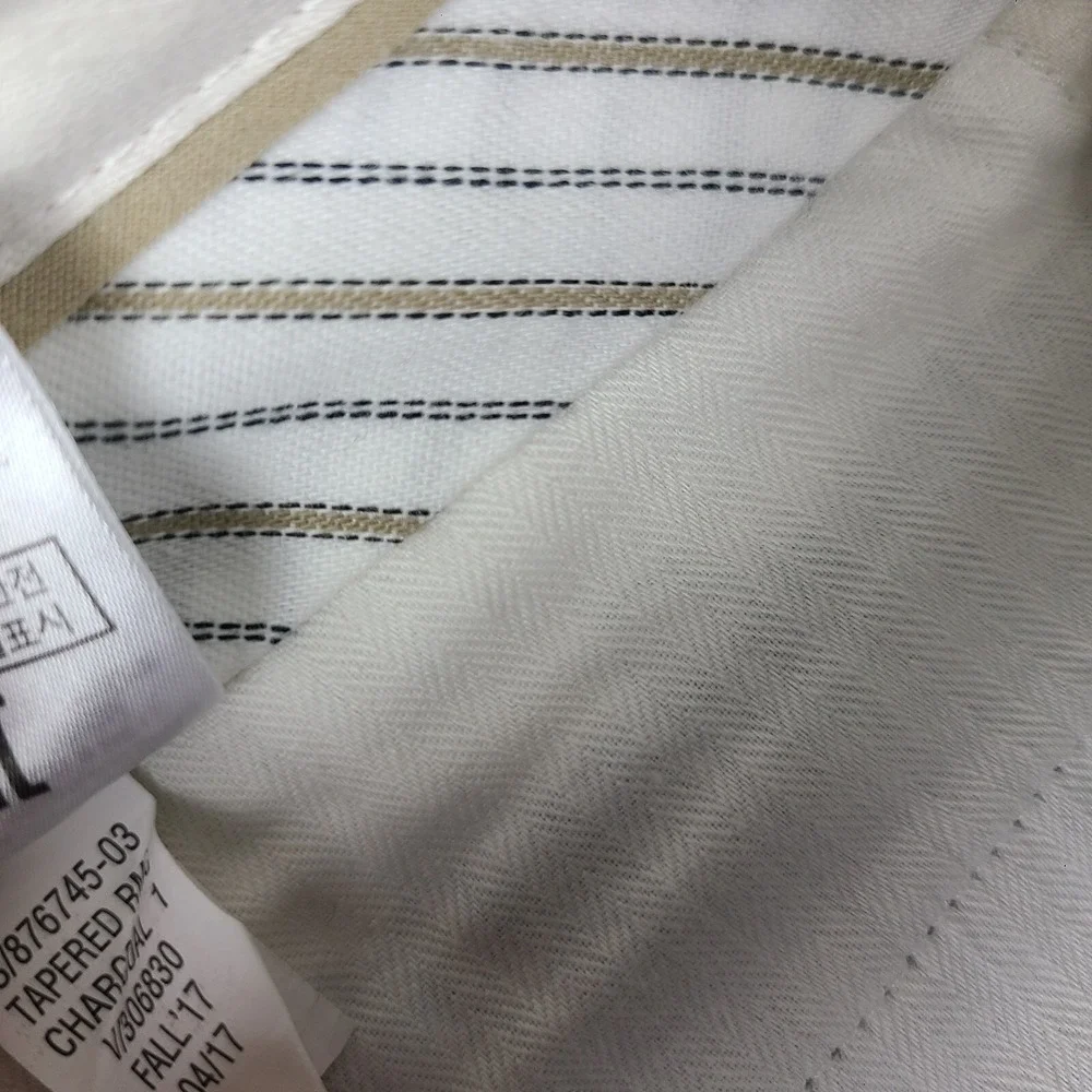 Banana Republic Pants Mens 34x32 Charcoal Gray Tapered Fit‎ Chino RMC *